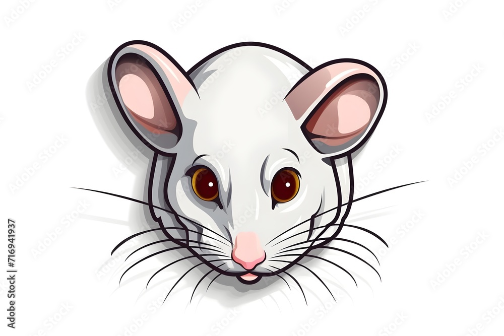 cute mouse cartoon stickers