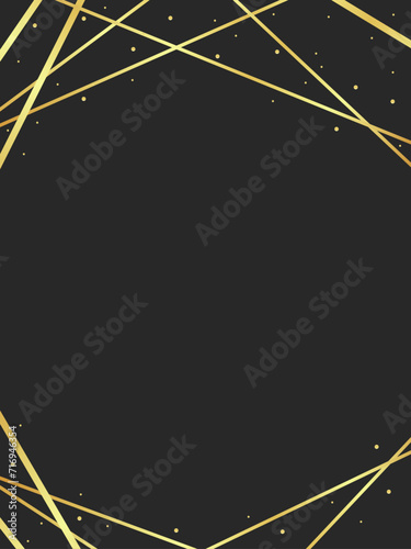 luxury background with golden lines