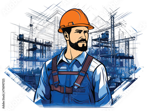 engineer at the site