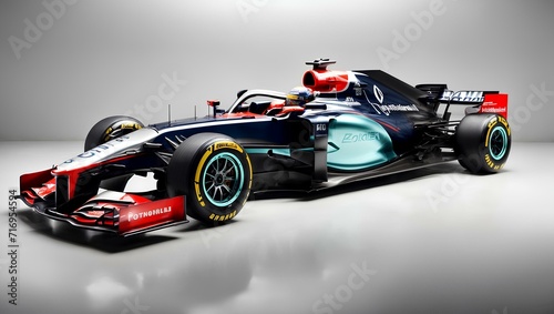 race car, Black Formula 1 car. sports © Gang studio