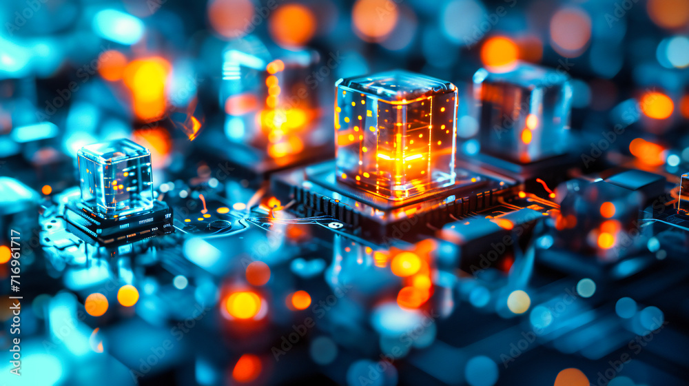 Advanced Computer Technology: Digital Circuit and Processor Board in a Tech Environment