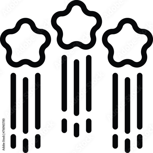 Best trade stars icon outline vector. Academy bank. Learn cyber program