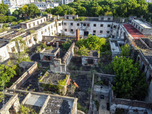 Abandoned buildings of the old and historic Caseros Prison