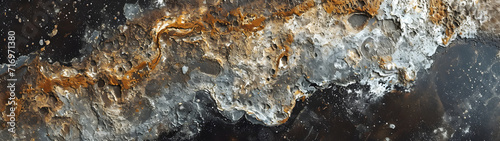 Close-Up of Rock Face With Water, Natural Beauty of a Water-Filled Landscape