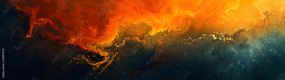Striking Image of a Fiery Orange and Yellow Blaze Lighting Up the Sky Striking Image of a Fiery Orange and Yellow Blaze Lighting Up the Sky