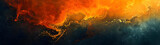 Striking Image of a Fiery Orange and Yellow Blaze Lighting Up the Sky