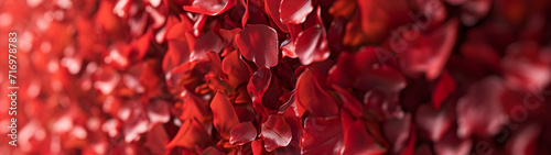 Close-Up of Red Wall With Hearts, A Vibrant and Romantic Display