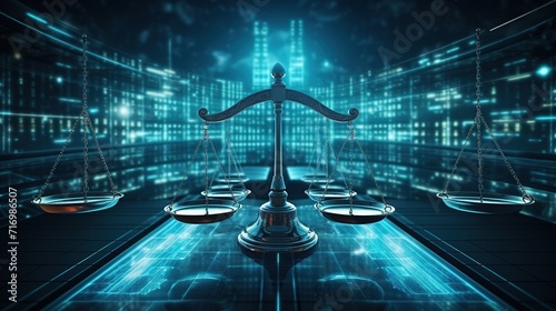 Digital law concept of duality of Judiciary Jurisprudence and Justice and data in the modern world