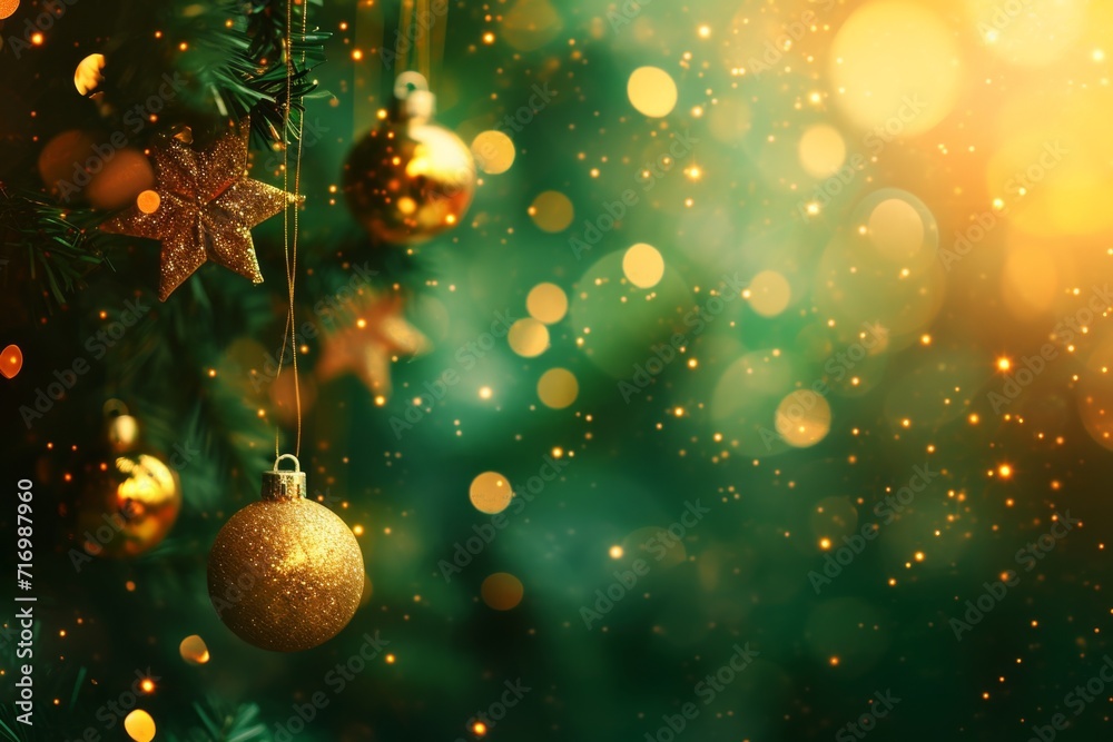 Dynamic Web Banner Blending Shimmering Gold And Lush Green Hues Dynamic Web Banner Blending Shimmering Gold And Lush Green Hues