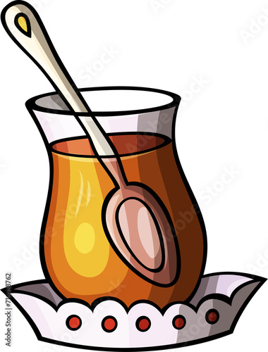 Photography Turkish tea cartoon funny illustration