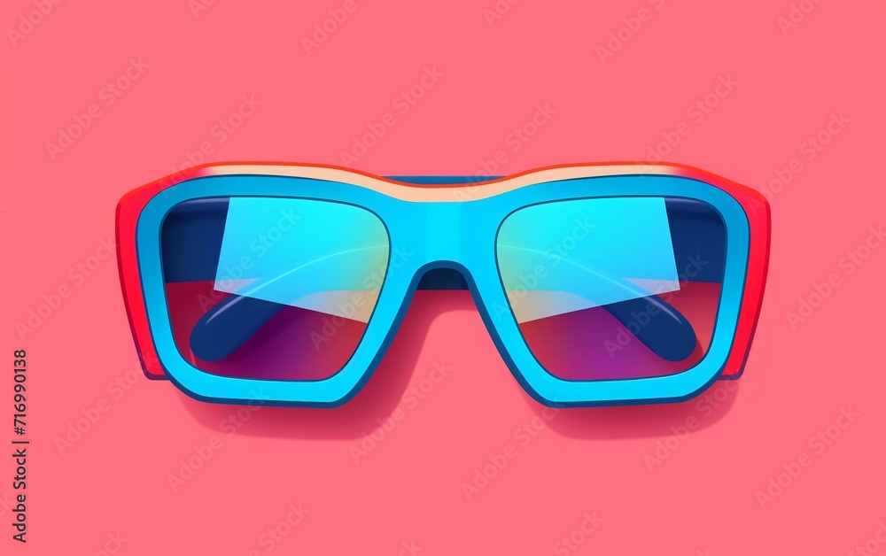 anaglyph glasses vector illustration in flat design
anaglyph glasses vector illustration in flat design