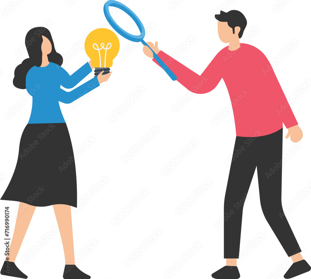 Perfectionist, too much attention to details, High standard goal, Focus on perfect result, Magnifying glass looking at details of creative ideas
Perfectionist, too much attention to details, High standard goal, Focus on perfect result, Magnifying glass looking at details of creative ideas