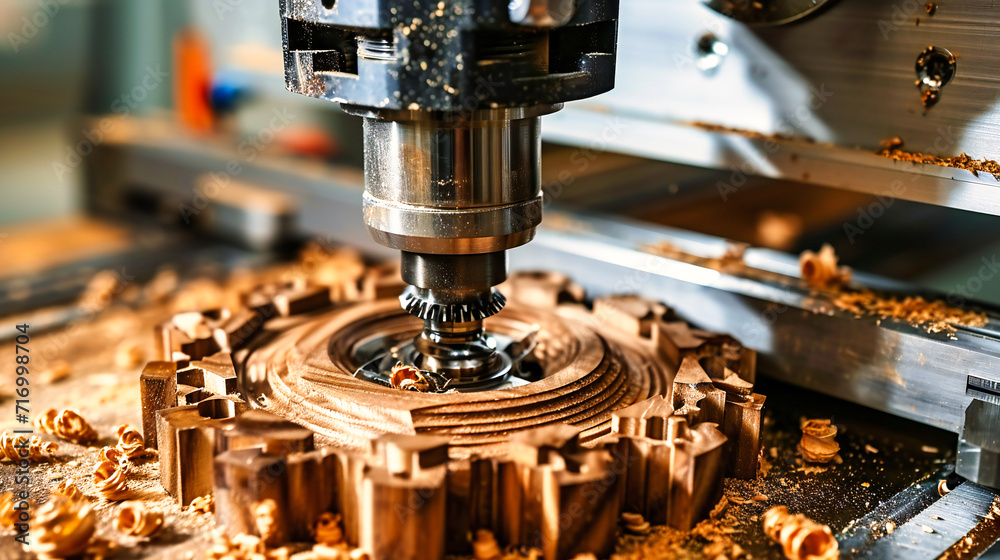 Precision Manufacturing: Industrial Machinery and Metalworking in a Modern Factory