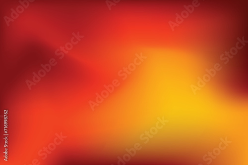 Fall gradient background. Abstract blurred background in red, orange and yellow tones. Autumn colors vector illustration. Autumn colors theme. Abstract Vector Background