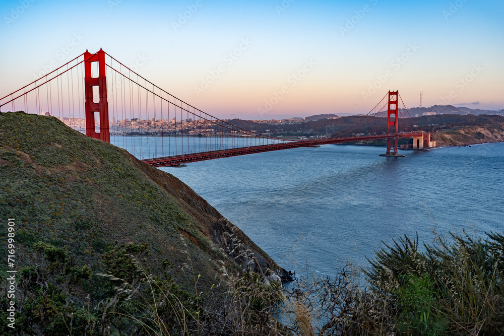 Golden Gate Bridge at Sunset Golden Gate Bridge at Sunset