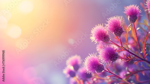 Close Up of Vibrant Purple Flowers in Full Bloom