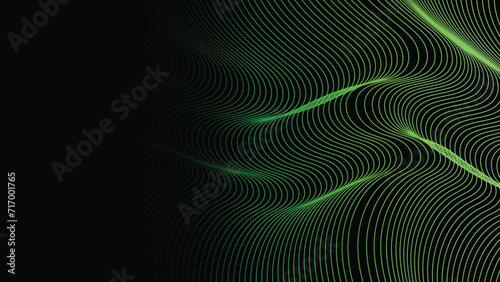 Green Line Background  Abstract Green Lines Background  