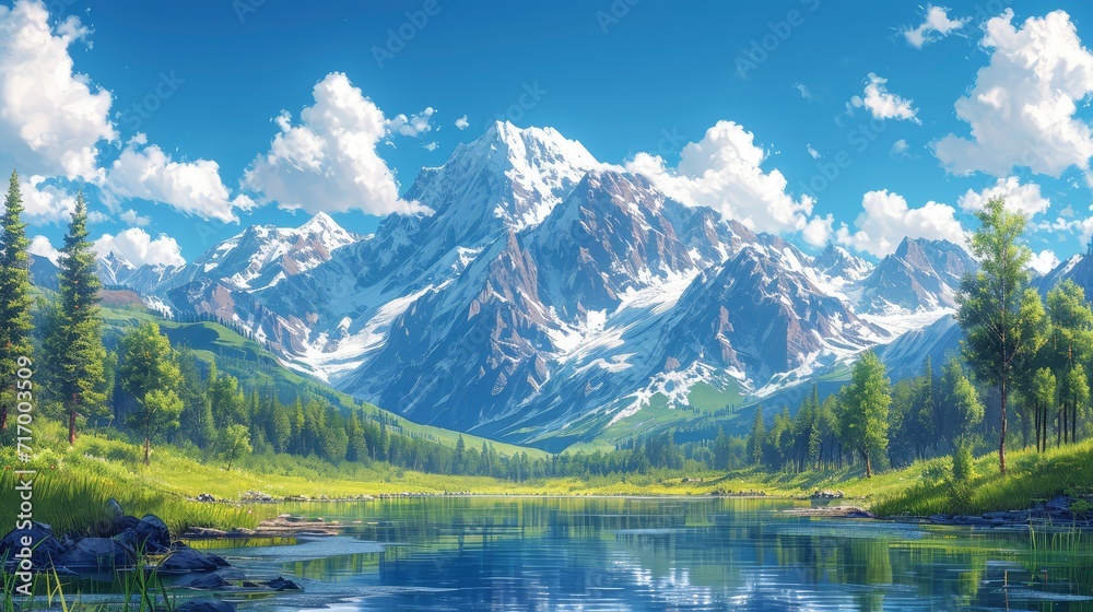 Altai Russia Koshagachj, Background Banner HD
