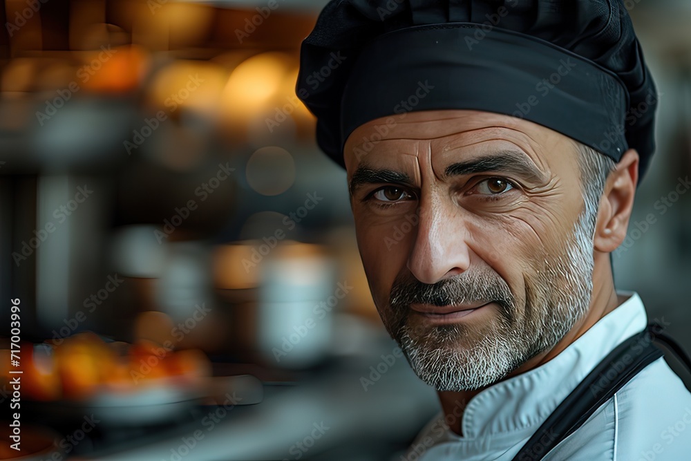 Ai donne e uomini che lavorano in una cucina di trattoria 03 Ai donne e uomini che lavorano in una cucina di trattoria 03