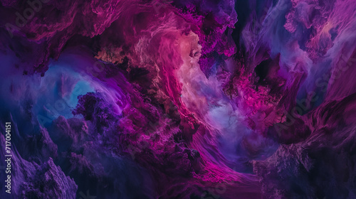 Colorful nebular galaxy, stars, and clouds universe wallpaper. Fantasy universe Vita illustration for copy space. Graphic resource background, web, mobile banner