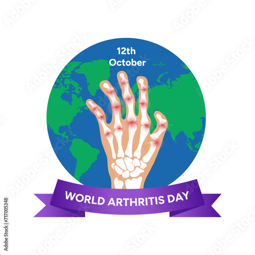 The world arthritis day illustration 