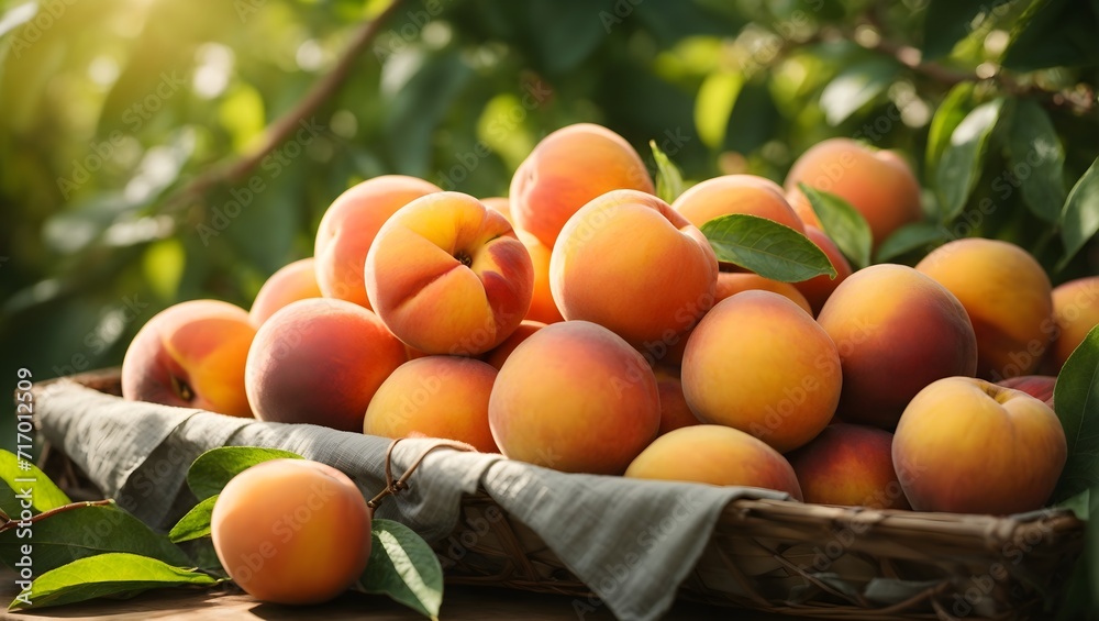 Fresh peaches. 