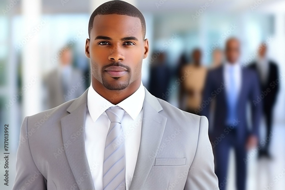 Confident Business Professional Leading the Way Confident Business Professional Leading the Way