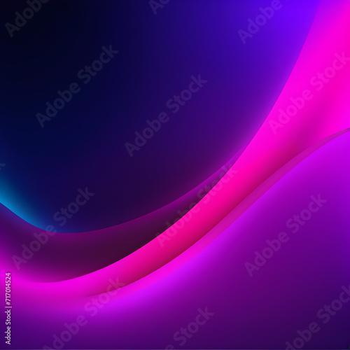 Pink Purple Neon Flow Abstract Background Illustration 