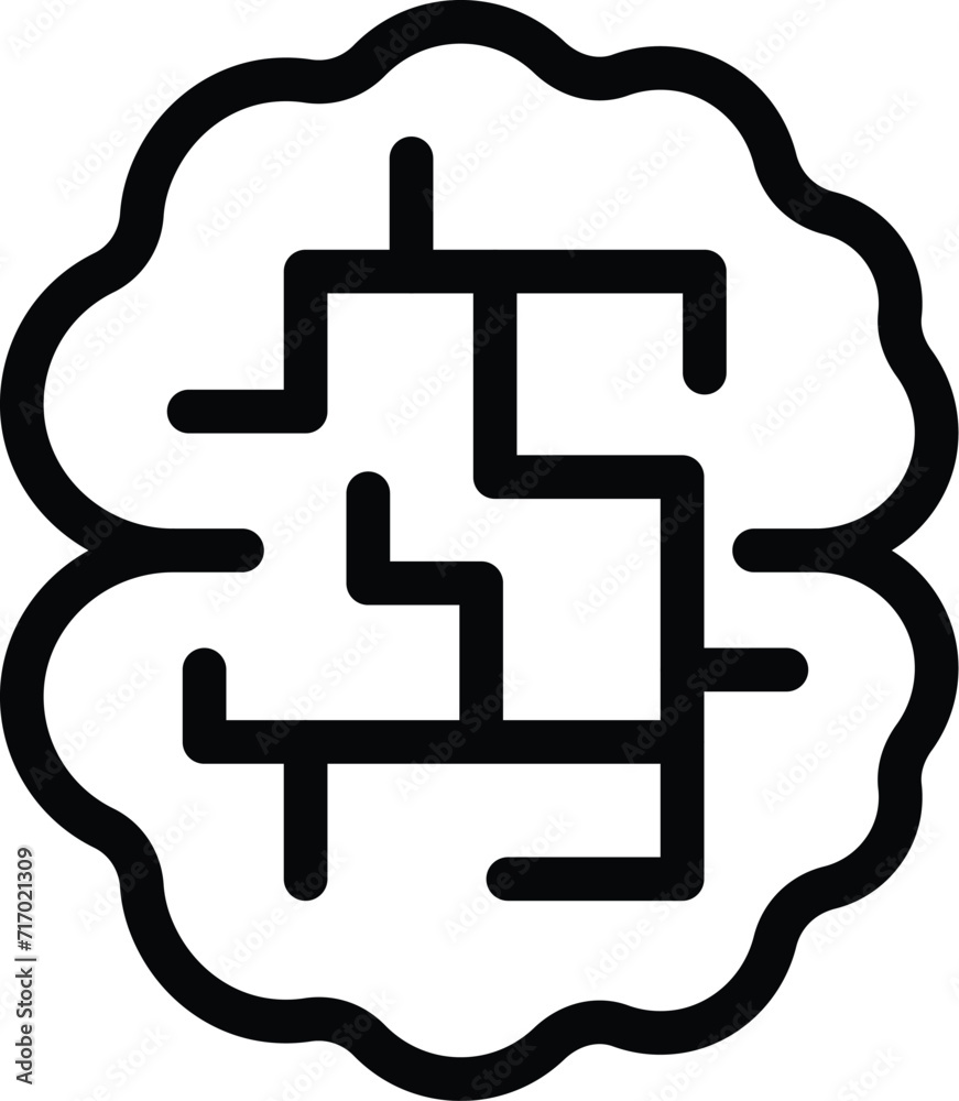 Area labyrinth kid icon outline vector. Play ground. Baby education Area labyrinth kid icon outline vector. Play ground. Baby education