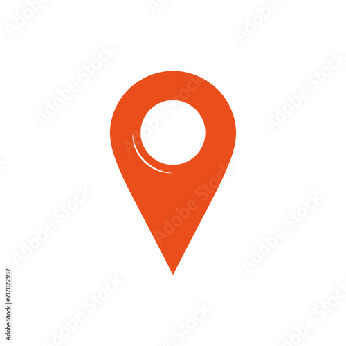 Vector location free orange vector