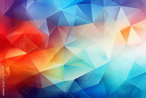 Abstract Random triangle shapes background with Colorful polygonal geometric wallpaper