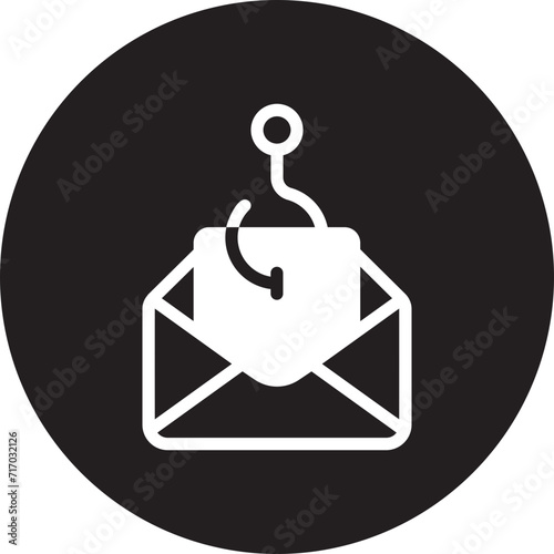 phishing glyph icon