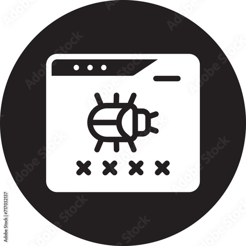 phishing glyph icon