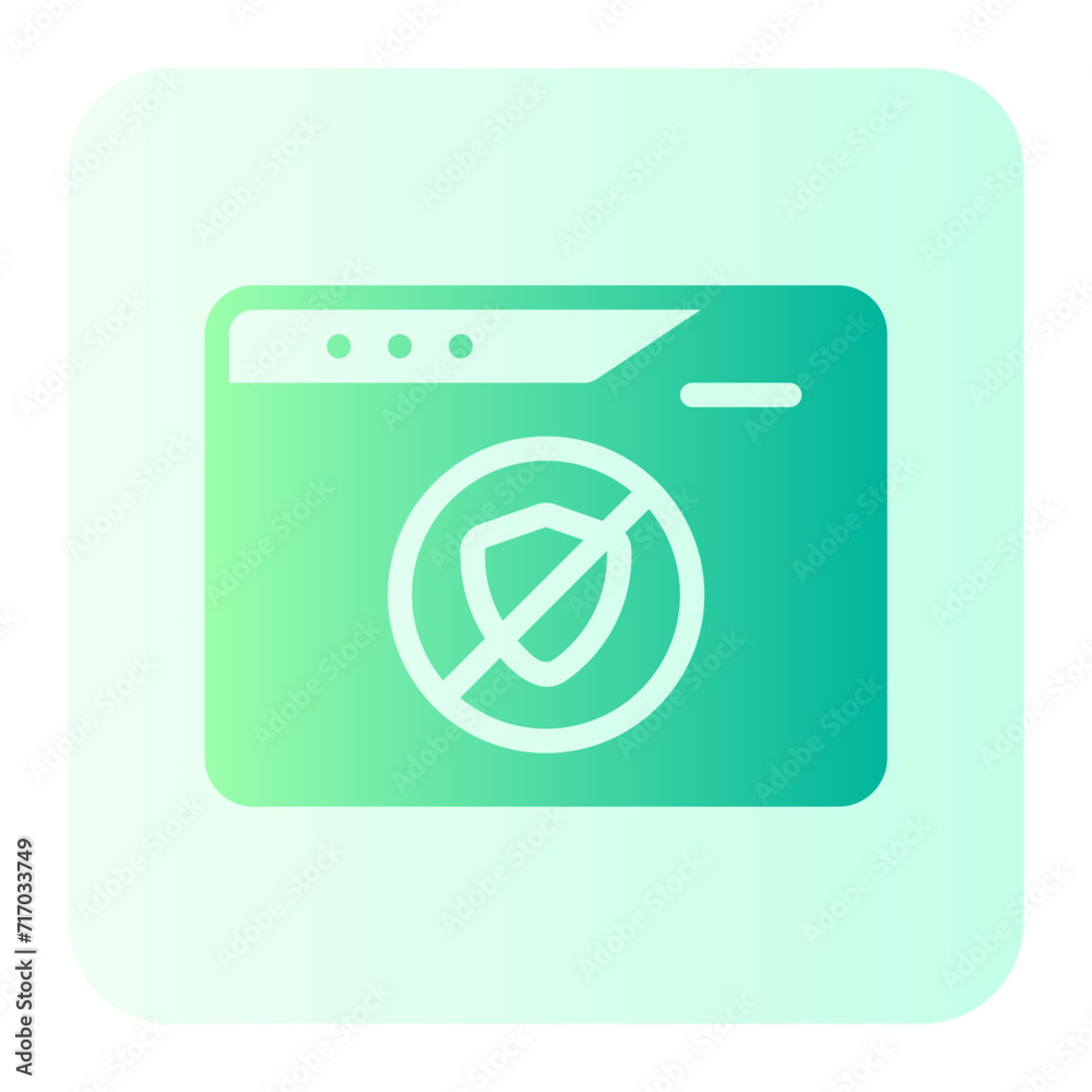 cyber attack gradient icon cyber attack gradient icon