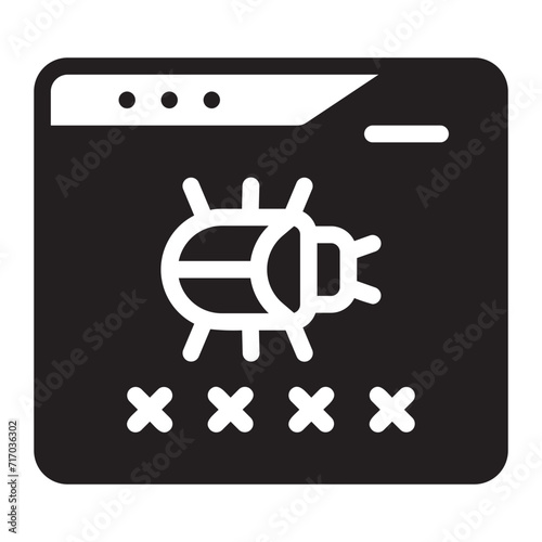 phishing glyph icon