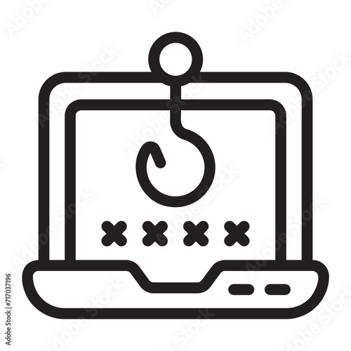 phishing line icon