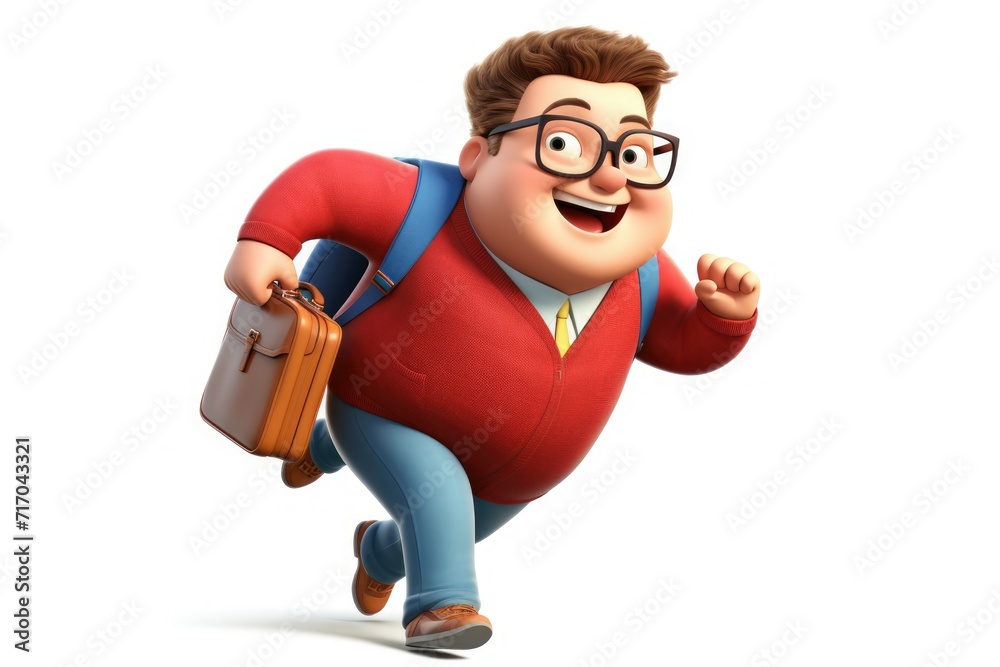 The child is running, hurrying to knowledge. going to school. schoolboy. Cute boy. courier. Hurry to get to work The child is running, hurrying to knowledge. going to school. schoolboy. Cute boy. courier. Hurry to get to work