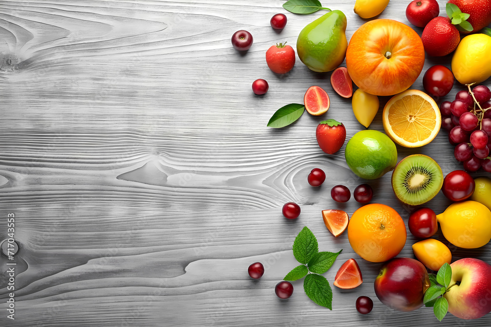 fruits and vegetables background
