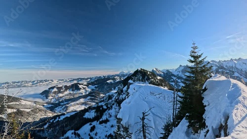 Hochstuckli's Majestic Peaks in 4K