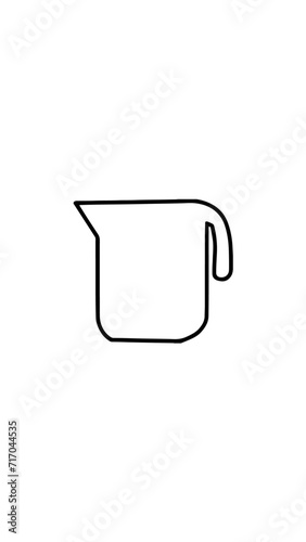 jarra icono vector