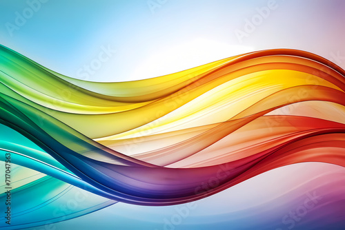 abstract colorful waves