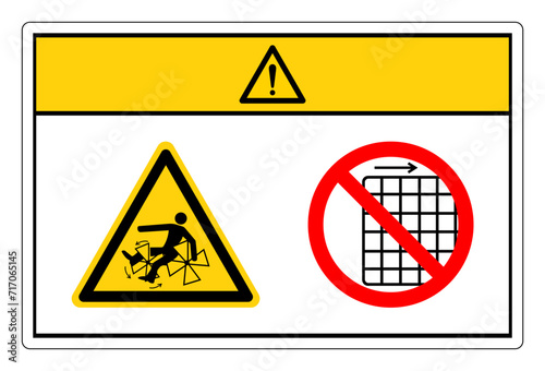 Caution Rotating Paddles Will Crush Entangle Or Amputate Do Not Remove Guard Symbol Sign, Vector Illustration, Isolate On White Background Label .EPS10