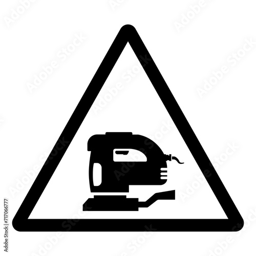 Sanding Machine Symbol Sign,Vector Illustration, Isolate On White Background Label. EPS10