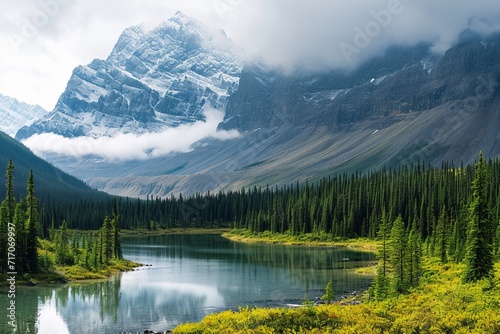 Banff National Park - Dramatic landscape along the Icefields Parkway, Canada © Sardar