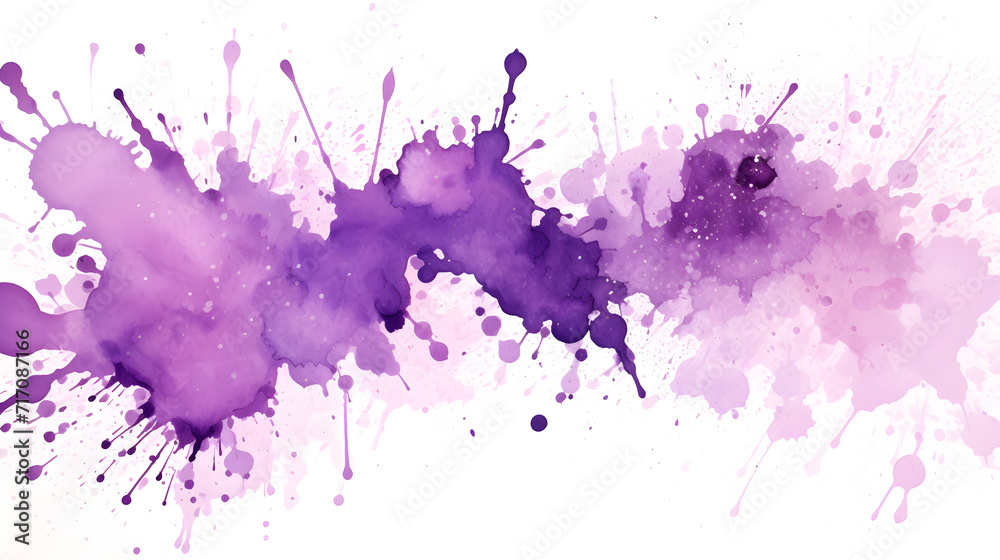 Purple watercolor background that is abstract,,
Abstract hand drawn watercolor background. Vector illustration. Grunge texture for cards and flyers design
