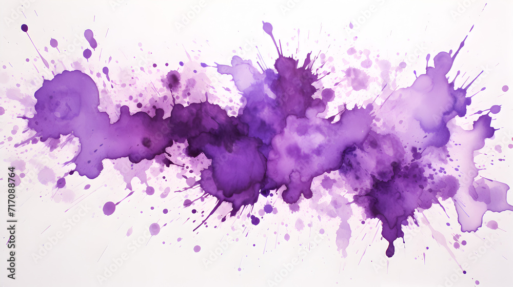 Purple watercolor background that is abstract,,
Watercolor abstract splash, spray. Color painting vector texture. Purple background. Pro Vector
