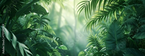 tropical forest in the jungle