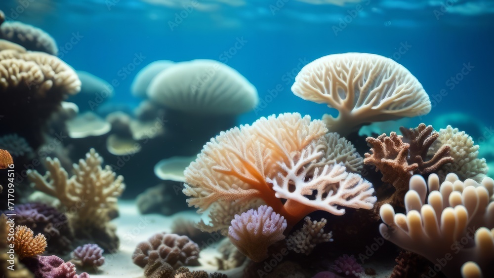 coral reef in the sea ai generated coral reef in the sea ai generated