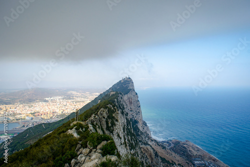 A view at the rock of Gibraltar