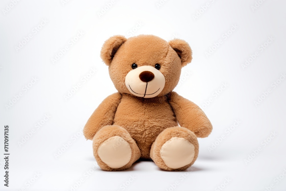 Bear toy isolated on white background with copy space. Bear toy isolated on white background with copy space.